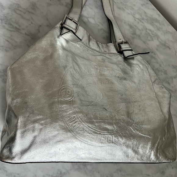 Kenneth Cole 25th Anniversary 1983 Edition SilverTote - Picture 3 of 14